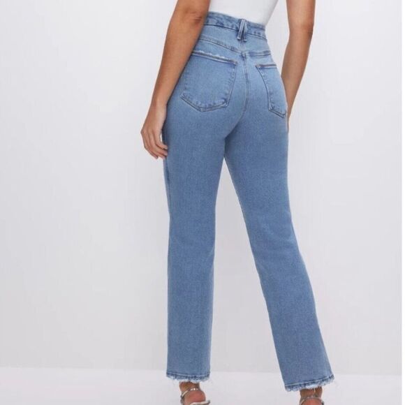 Good American High Rise Women Jeans - Light Blue - Picture 2 of 4